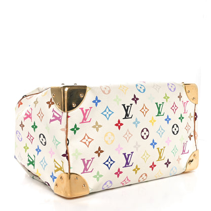 Louis Vuitton Monogram Multicolor Speedy 30 White 4 of 9