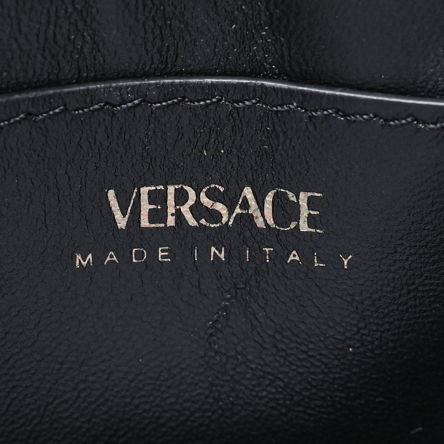 Versace Crystal La Medusa Envelope Clutch Black 6 of 10