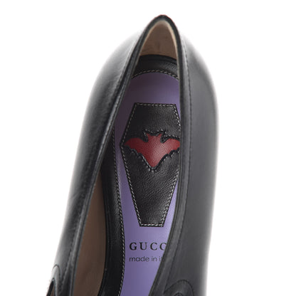 Gucci Malaga Kid Bow Berith Low Heel Pumps 36.5 Black 8 of 10