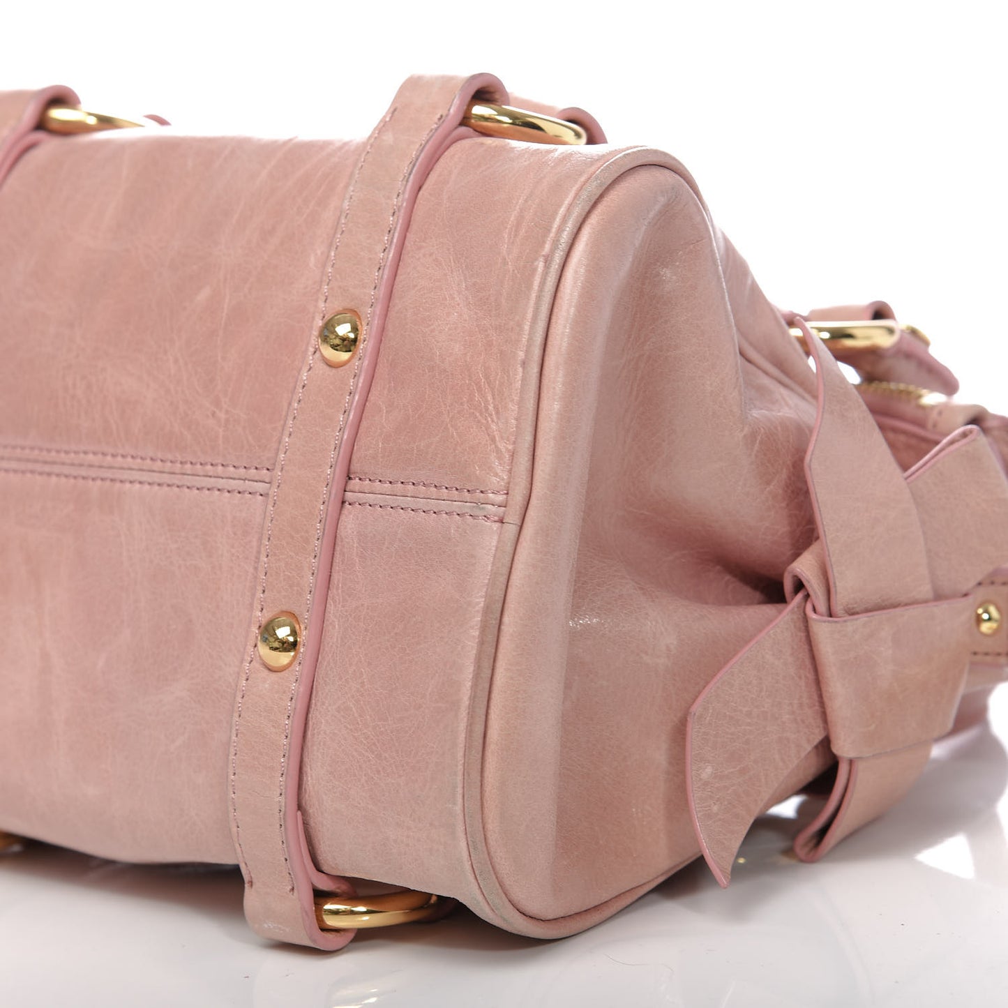 Vitello Lux Mini Bow Bag Loto