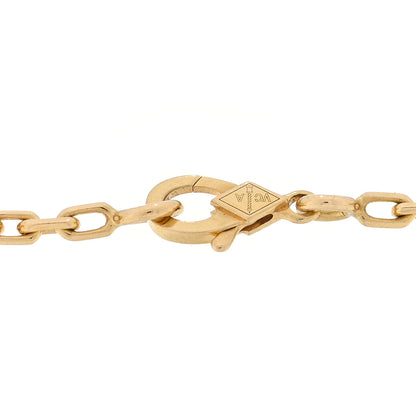 Van Cleef & Arpels 18K Yellow Gold Mother of Pearl Malachite Carnelian Tiger Eye 4 Motifs Lucky Alhambra Bracelet 3 of 3