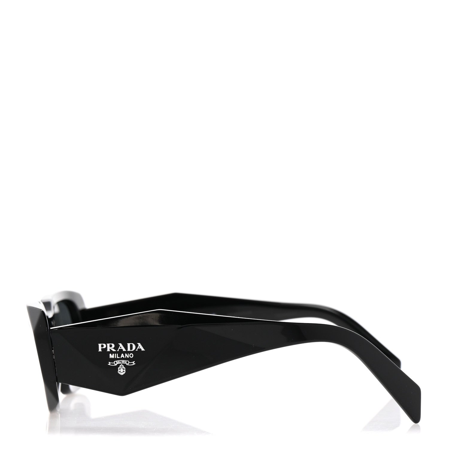 Prada Acetate Symbole Sunglasses SPR 17W Black 3 of 8