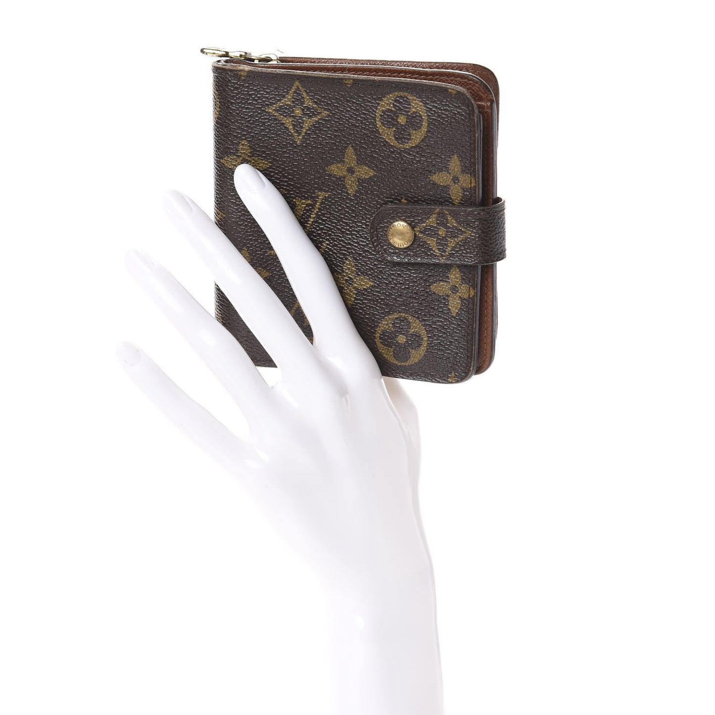 Monogram Compact Zippe Zipped Wallet