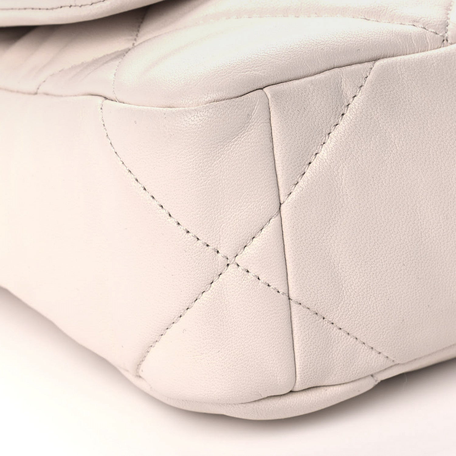 Chanel Lambskin Quilted Medium Chanel 19 Flap Light Beige 9 of 10
