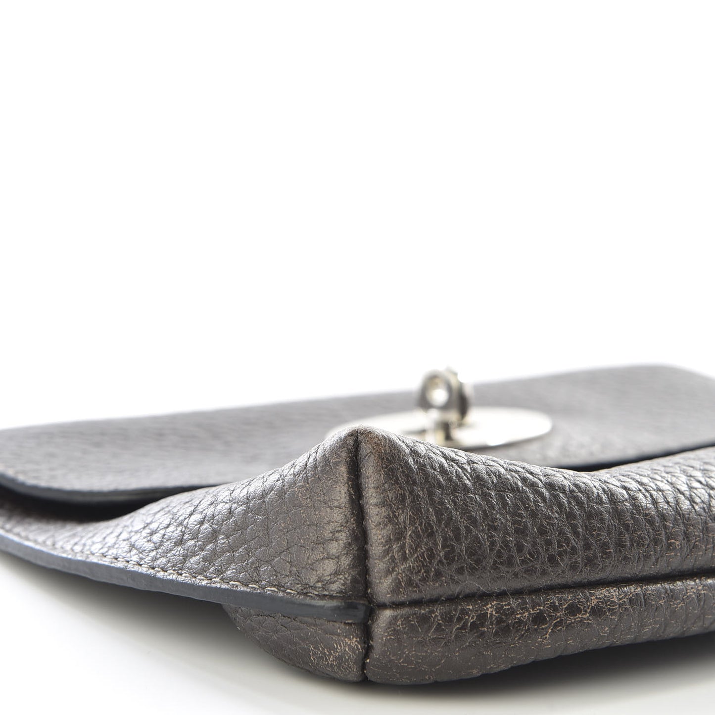 Grained Calfskin Darley Cosmetic Pouch Evergreen