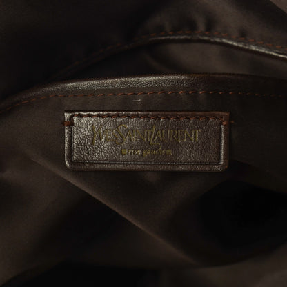 Saint Laurent Calfskin Oversized Muse Dark Brown 6 of 8