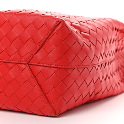 Bottega Veneta Nappa Intrecciato Tote Red 9 of 9