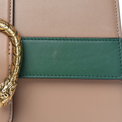 Gucci Calfskin Bamboo Web Medium Dionysus Top Handle Bag Camelia Bright Evergreen Hibiscus Red 13 of 20
