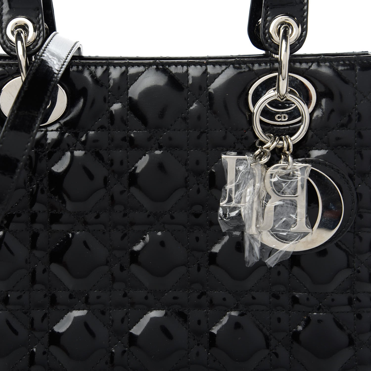 Christian Dior Patent Cannage Medium Lady Dior Black 10 of 10