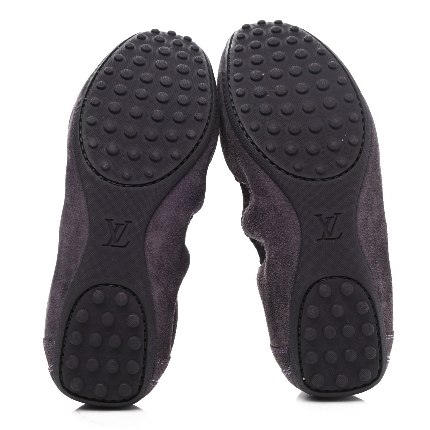 Louis Vuitton Suede Lovely Ballet Flats 37 Purple 5 of 8