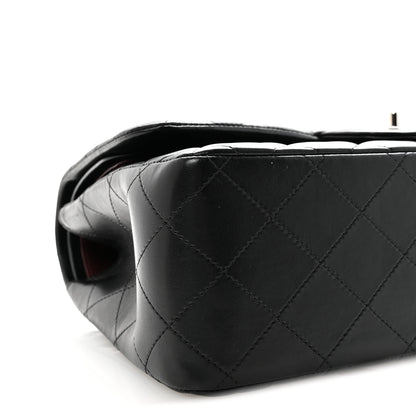 Chanel Lambskin Quilted Jumbo Double Flap Black 9 of 11