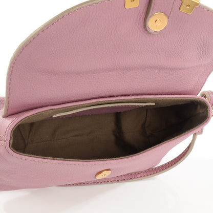 Chloe Pebbled Calfskin Small Marcie Crossbody Bag Velvet Mauve 5 of 8