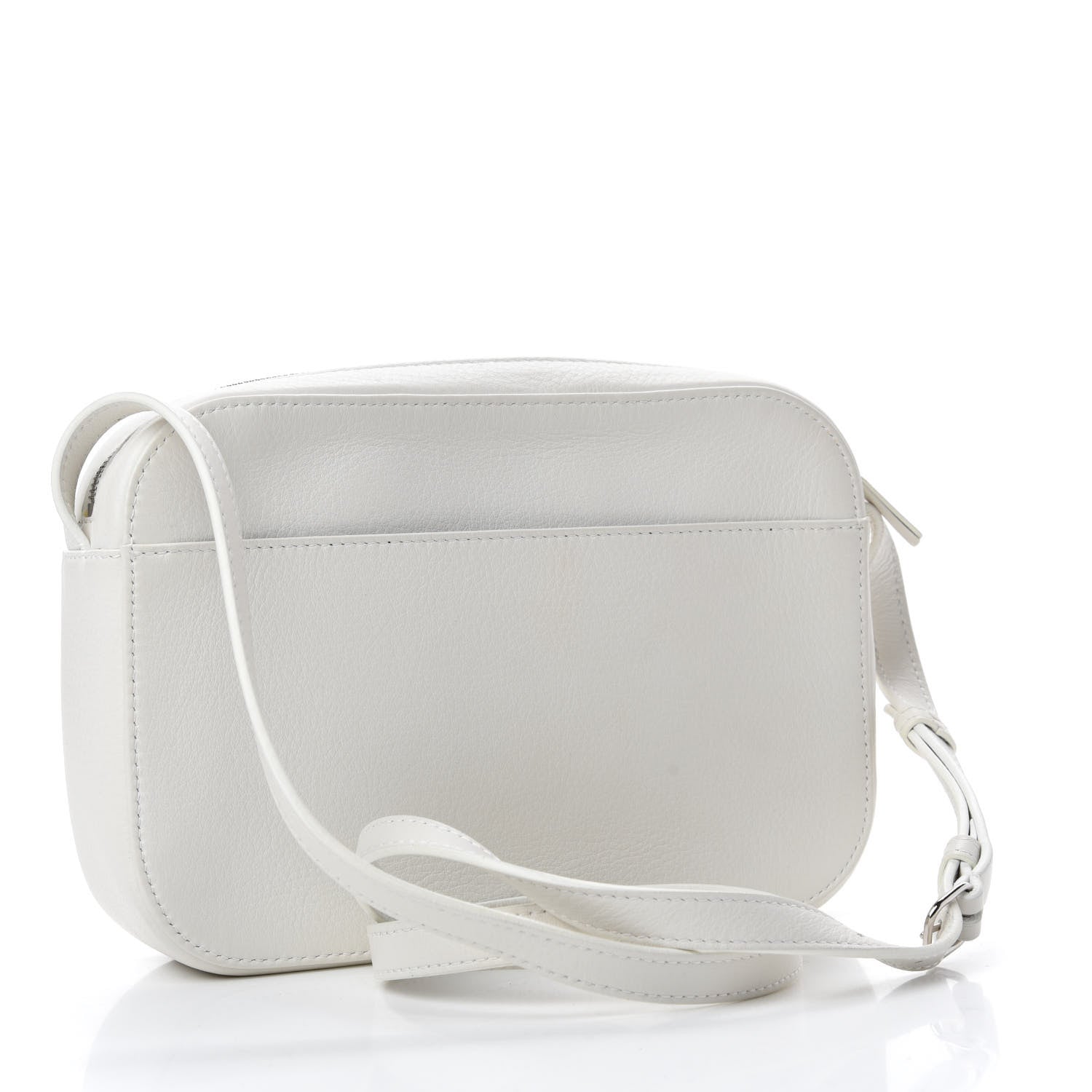 Balenciaga Calfskin Logo S Everyday Camera Bag White 3 of 10