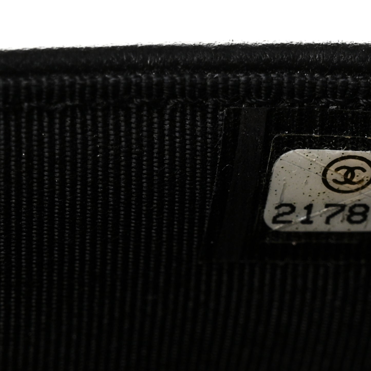 Lambskin Quilted Wallet On Chain WOC Black