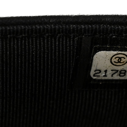 Chanel Lambskin Quilted Wallet On Chain WOC Black 8 of 11