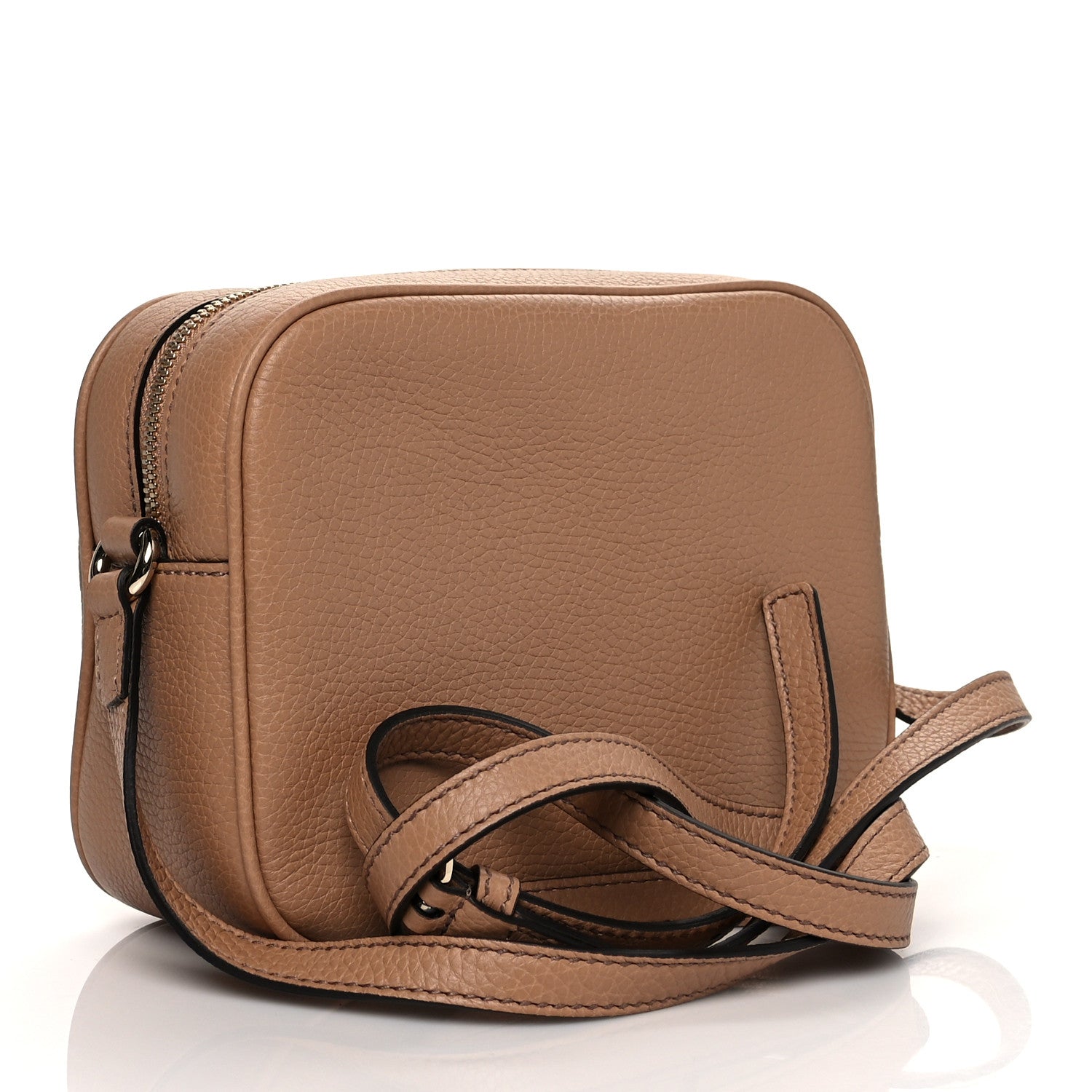 Gucci Pebbled Calfskin Small Soho Disco Bag Camelia 3 of 11