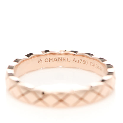 Chanel 18K Beige Gold Mini Coco Crush Ring 49 4.75 4 of 6