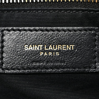 Saint Laurent Lambskin Quilted Maxi Icare Shopping Tote Black 7 of 14