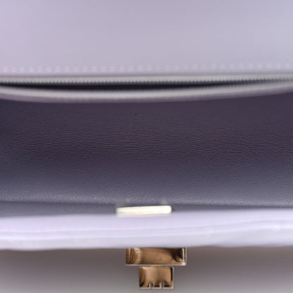 Chanel Aged Calfskin Chevron Quilted 2.55 Reissue Mini Flap Light Purple 5 of 10