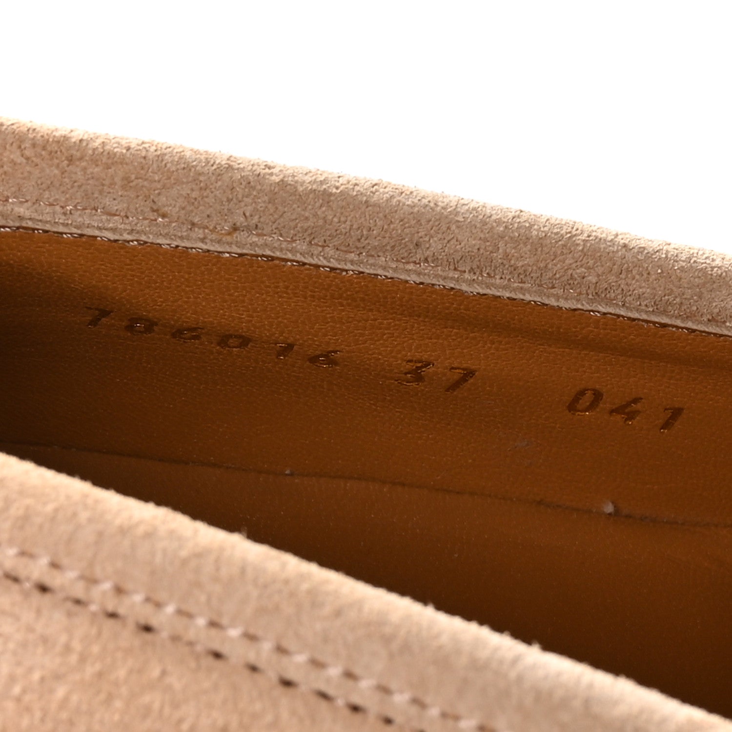 Gucci Suede Horsebit Womens Jordaan Loafers 37 Pink Sand 8 of 9