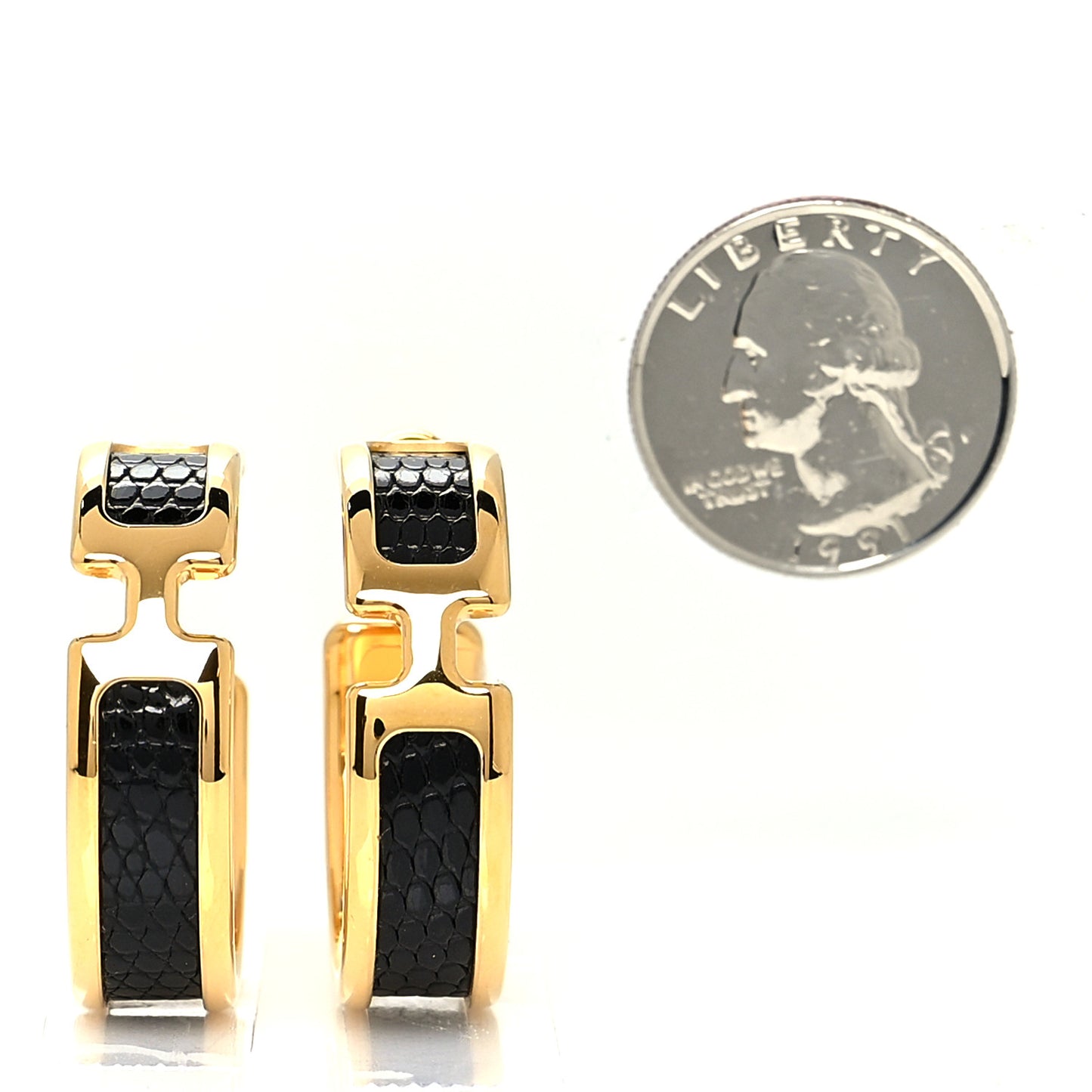 Lizard Olympe Earrings Black