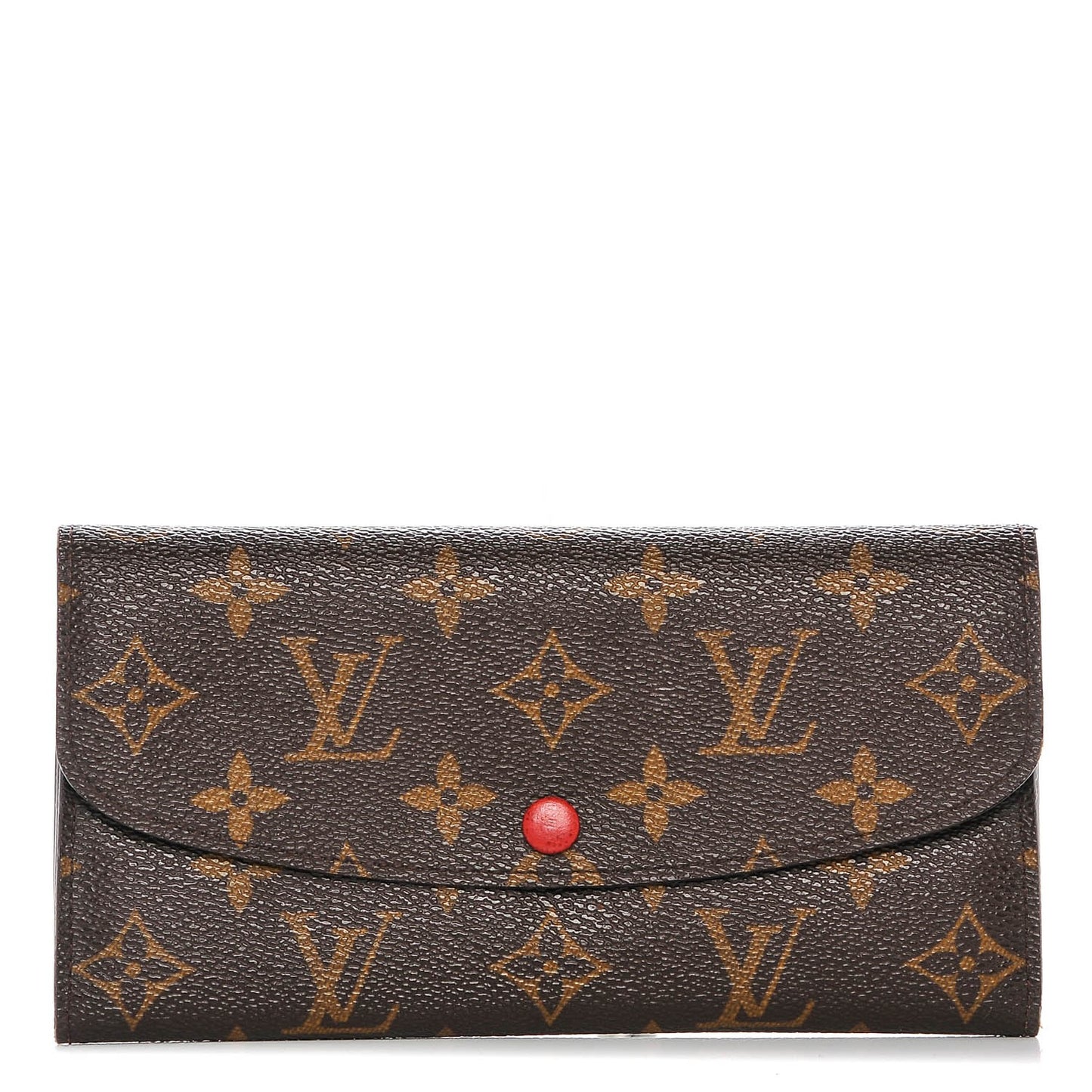 Monogram Emilie Wallet Red