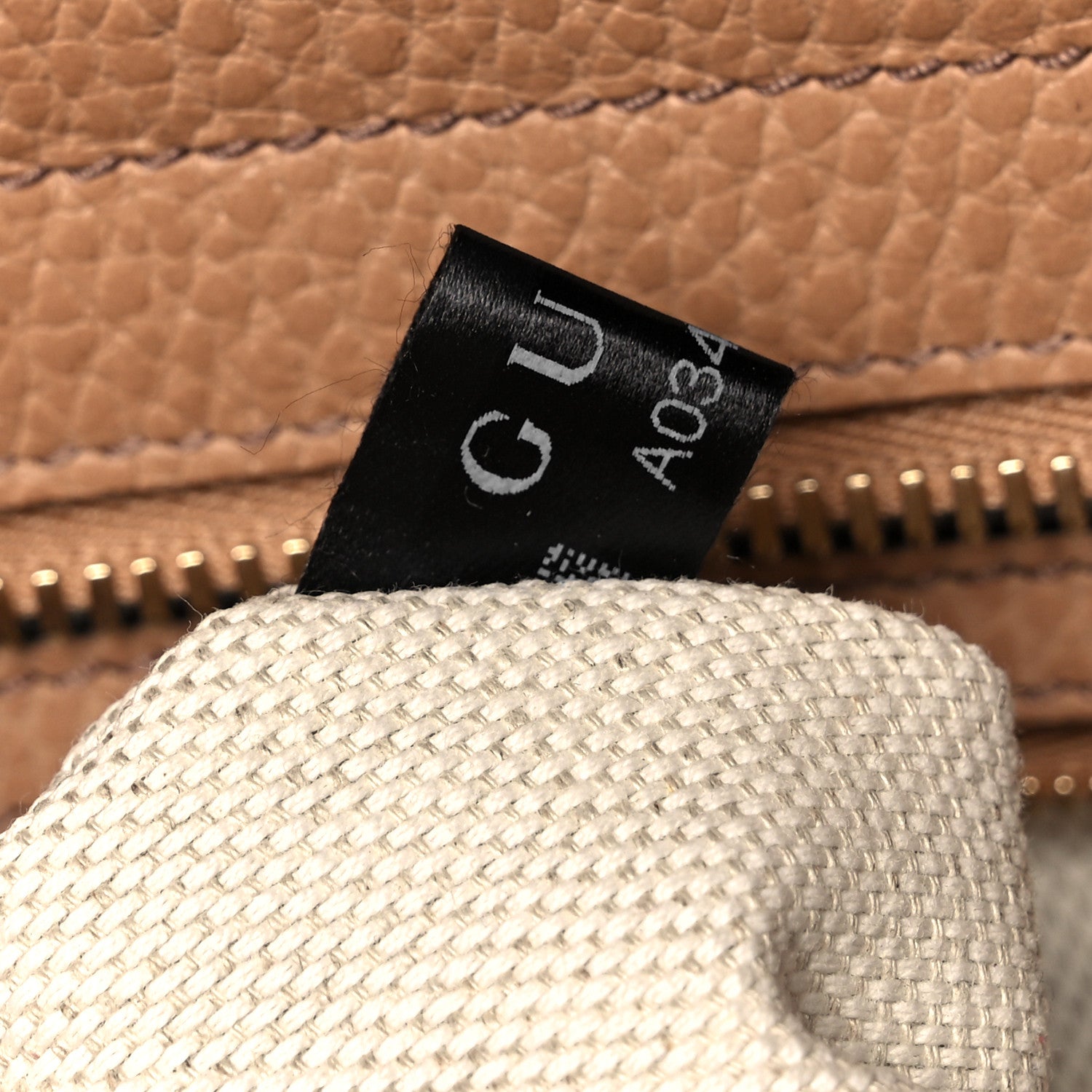 Gucci Dollar Calfskin Large Soho Top Handle Satchel Camelia 8 of 11