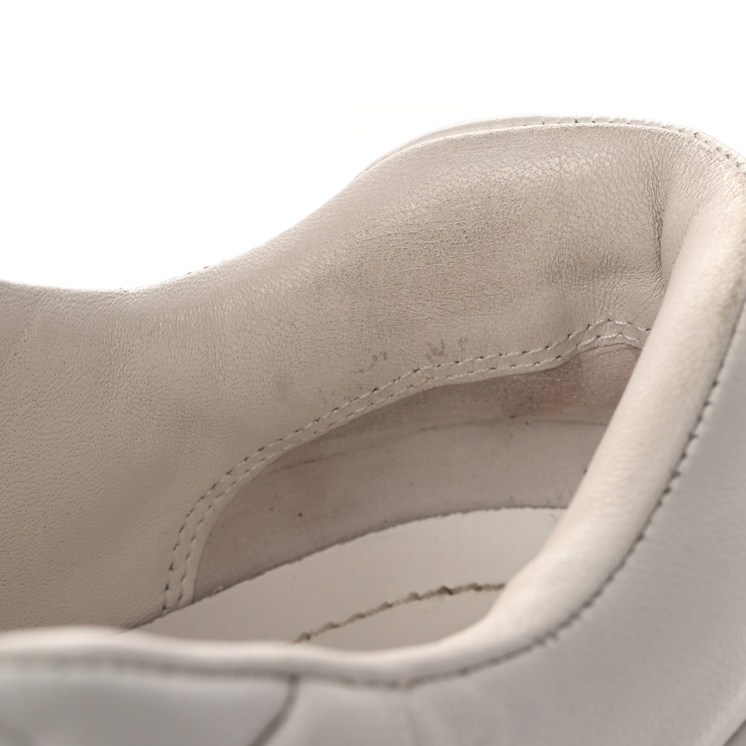 Prada Nappa Soft Metal Triangle Logo Padded Monolith 55mm Sneakers 39.5 White 11 of 20