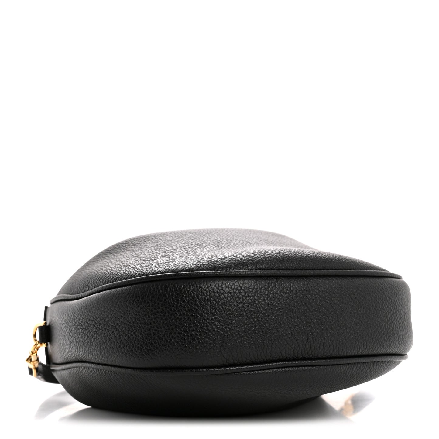 Supple Grained Calfskin Teen Lulu Shoulder Bag Black