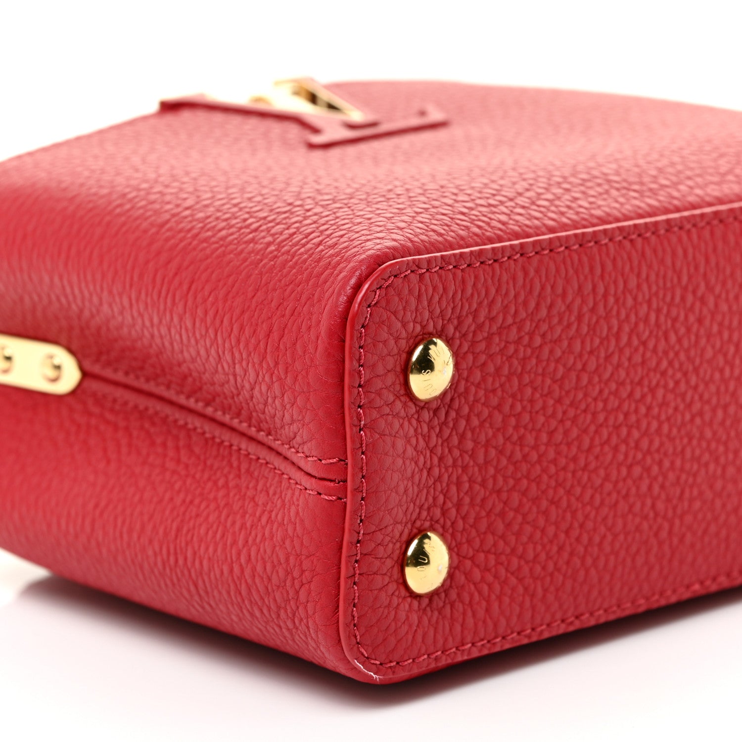 Louis Vuitton Taurillon Mini Capucines Scarlet 8 of 10