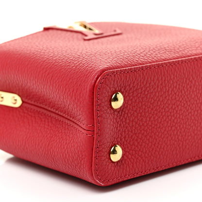 Louis Vuitton Taurillon Mini Capucines Scarlet 8 of 10