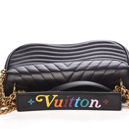 Louis Vuitton Calfskin New Wave Chain MM Black 5 of 10