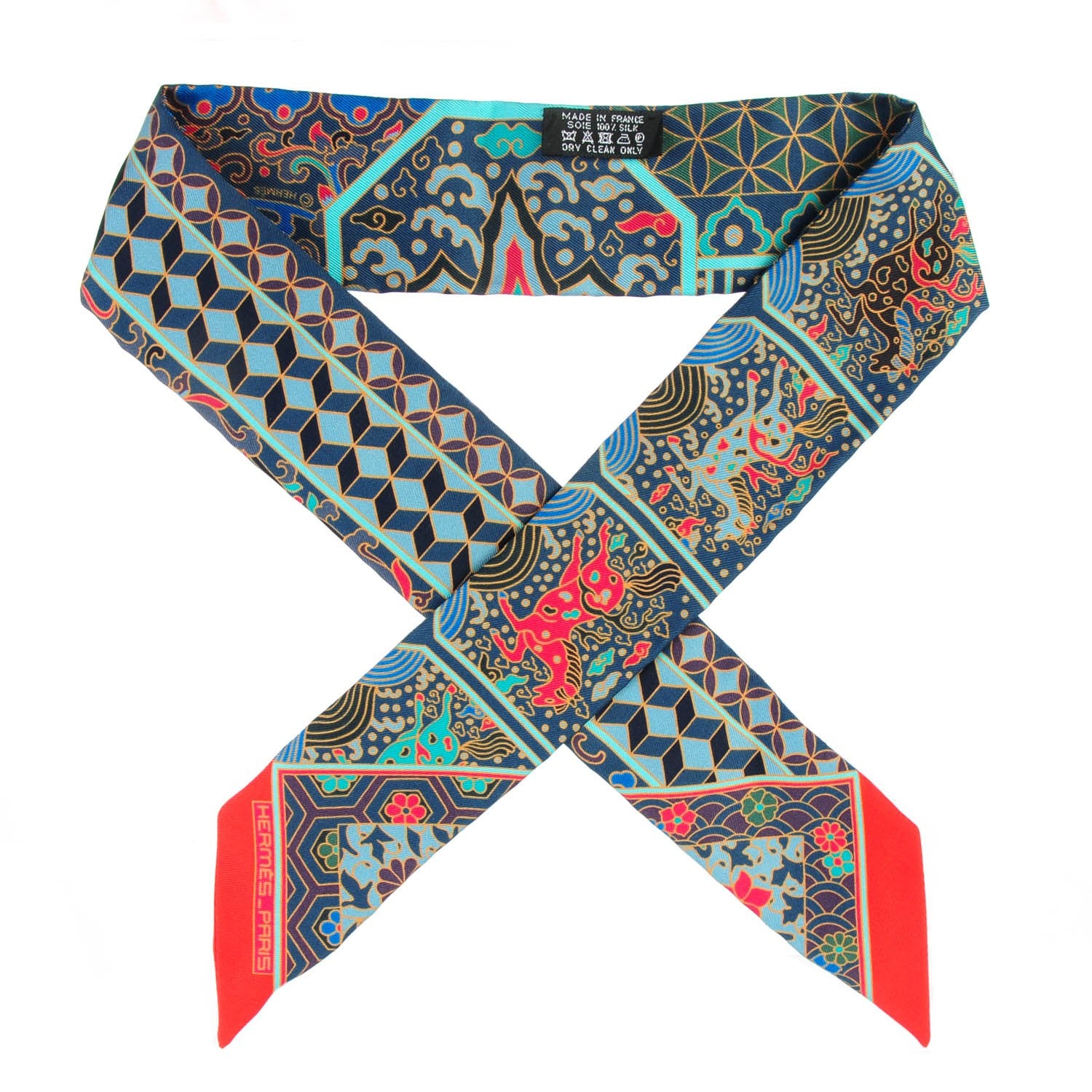 Hermes Silk Collections Imperiales Twilly 1 of 6