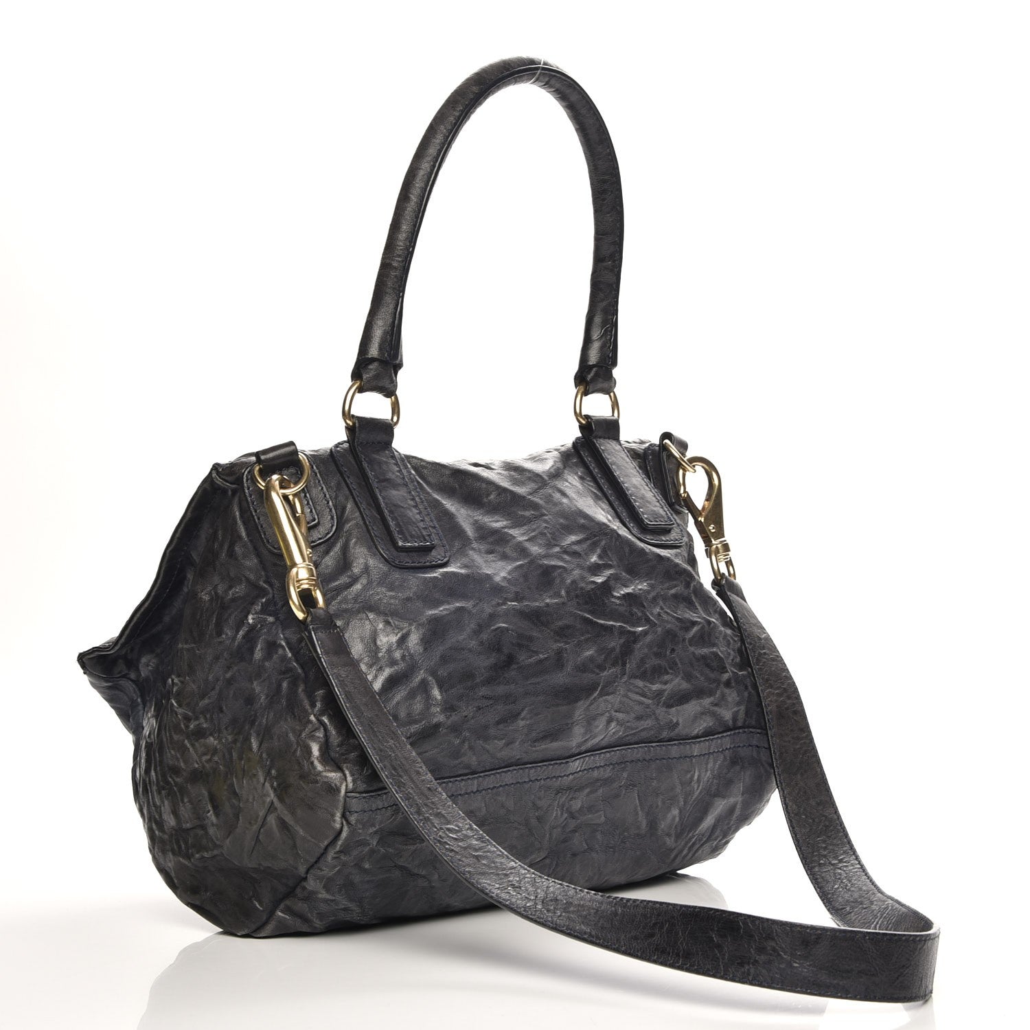 Givenchy Tumbled Sheepskin Medium Pandora Navy 3 of 10