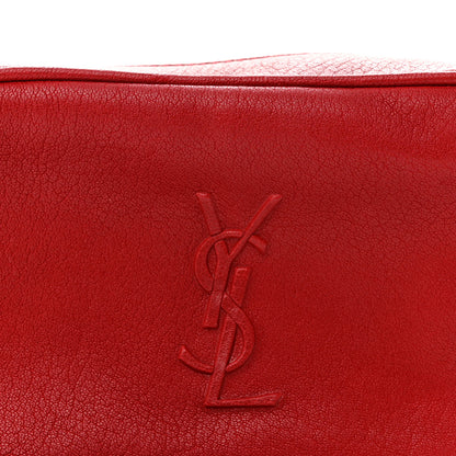 Saint Laurent Lambskin Monogram Lou Belt Bag Red 8 of 12