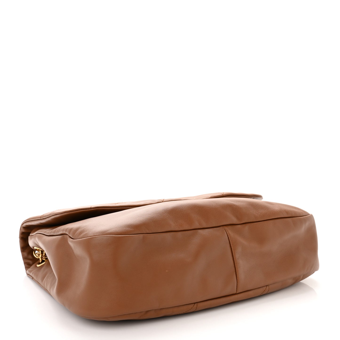 Lambskin Matelasse Monogram Large Jamie 4.3 Light Fox