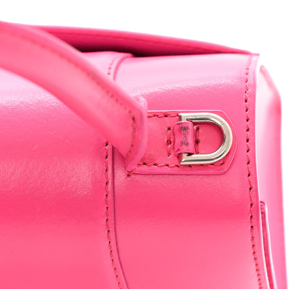 Balenciaga Shiny Box Calfskin Small Hourglass Top Handle Bag Acid Fuchsia 10 of 11
