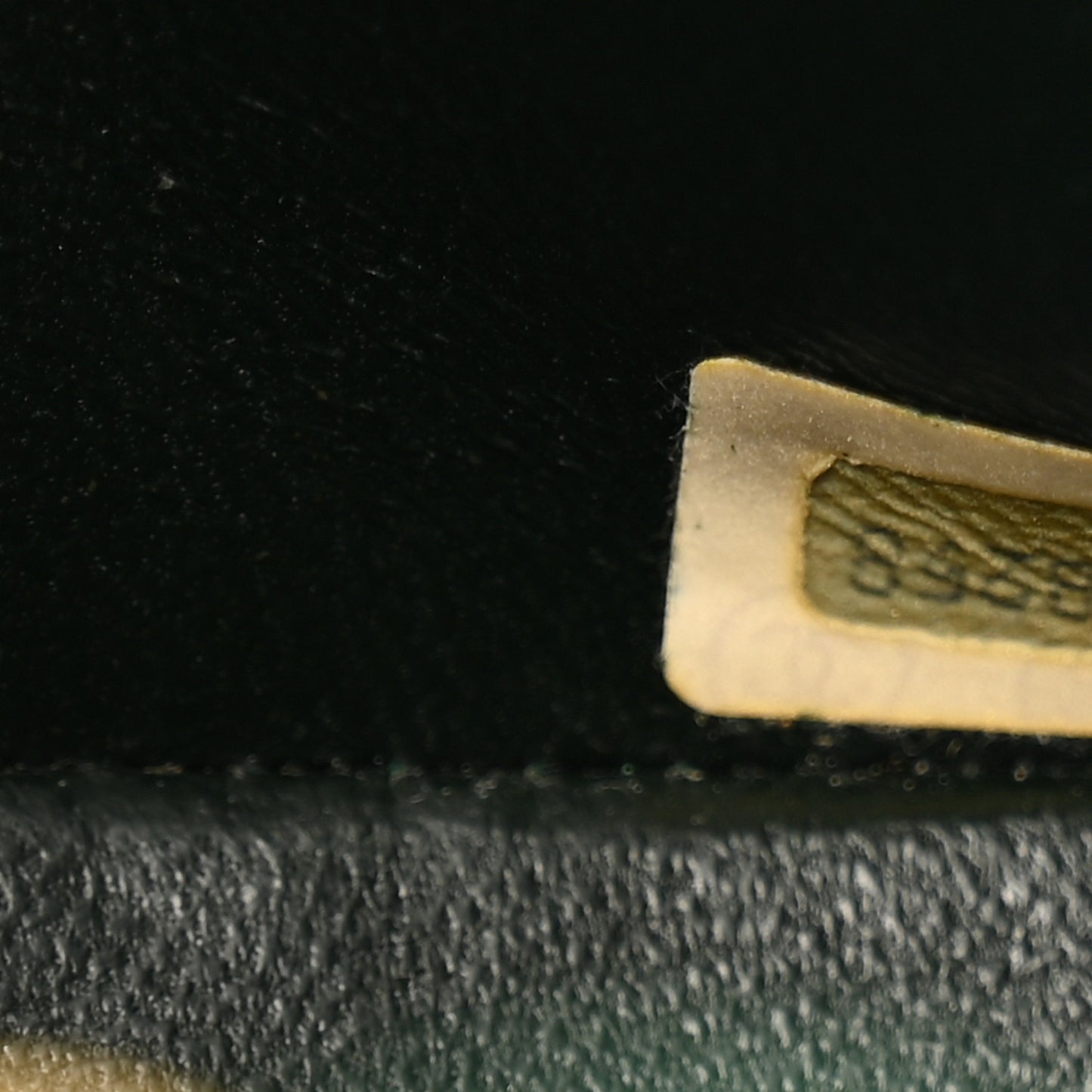 Suede Quilted Mini Square Flap Green