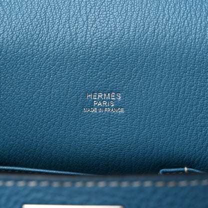 Hermes Taurillon Clemence Jypsiere 31 Blue Jean 6 of 17