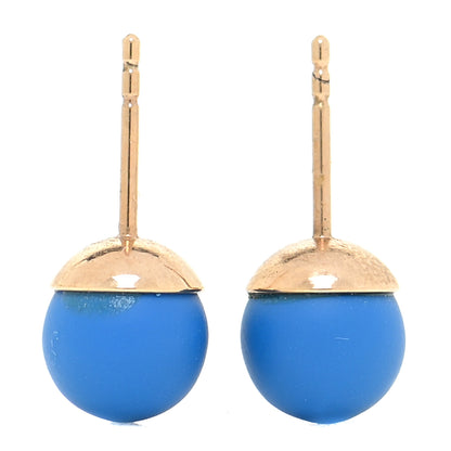 Christian Dior Mise En Dior Tribal Earrings Blue 3 of 5