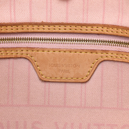 Louis Vuitton Damier Azur Neo Neverfull MM Rose Ballerine 7 of 20