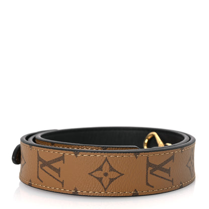Louis Vuitton Reverse Monogram Bandouliere Shoulder Strap XL Black 2 of 5