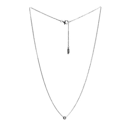Cartier 18K White Gold Diamond XS D'Amour Pendant Necklace 3 of 6