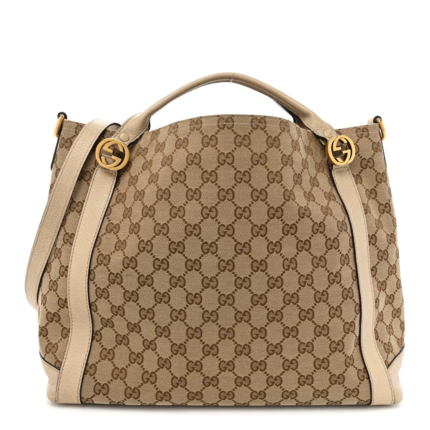 Monogram Medium Miss GG Top Handle Bag White