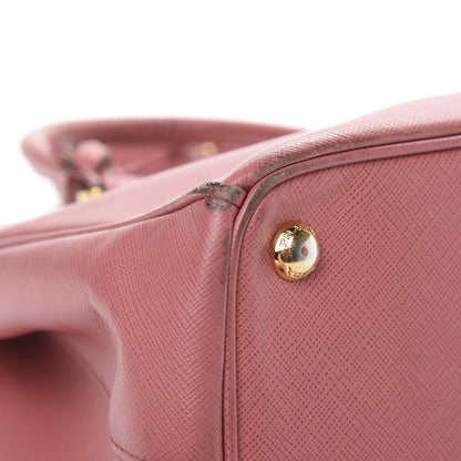 Prada Saffiano Small Galleria Double Zip Tote Petalo 11 of 19