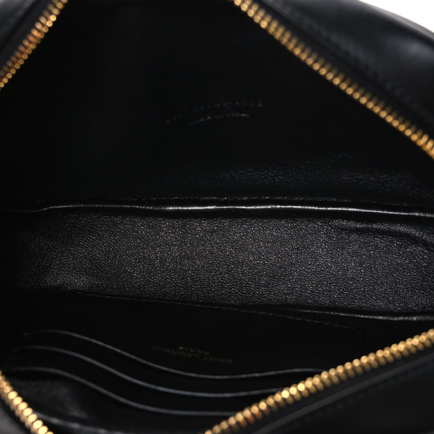 Saint Laurent Calfskin Matelasse Monogram Mini Lou Camera Bag Black 5 of 11
