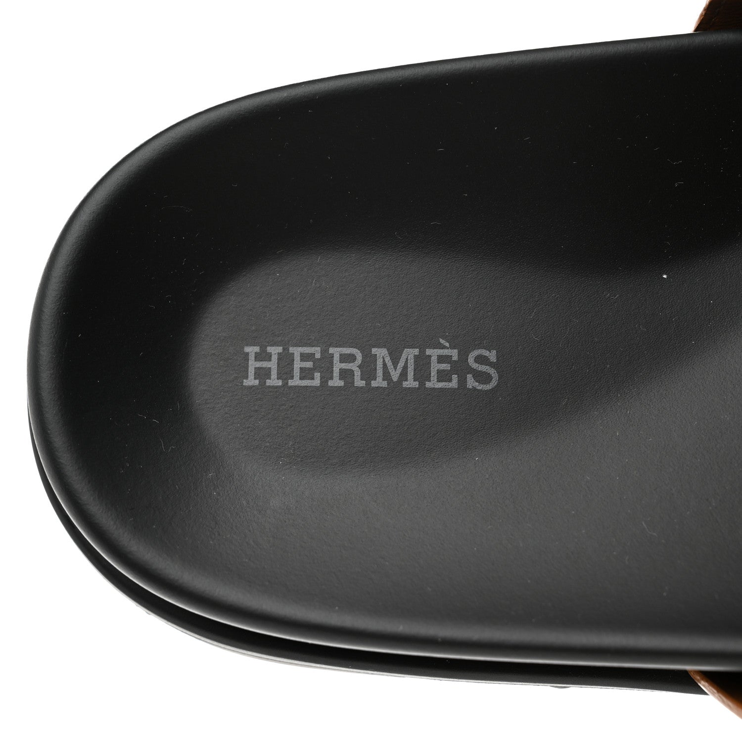 Hermes Calfskin Mens Chypre Sandals 44 Gold 7 of 9