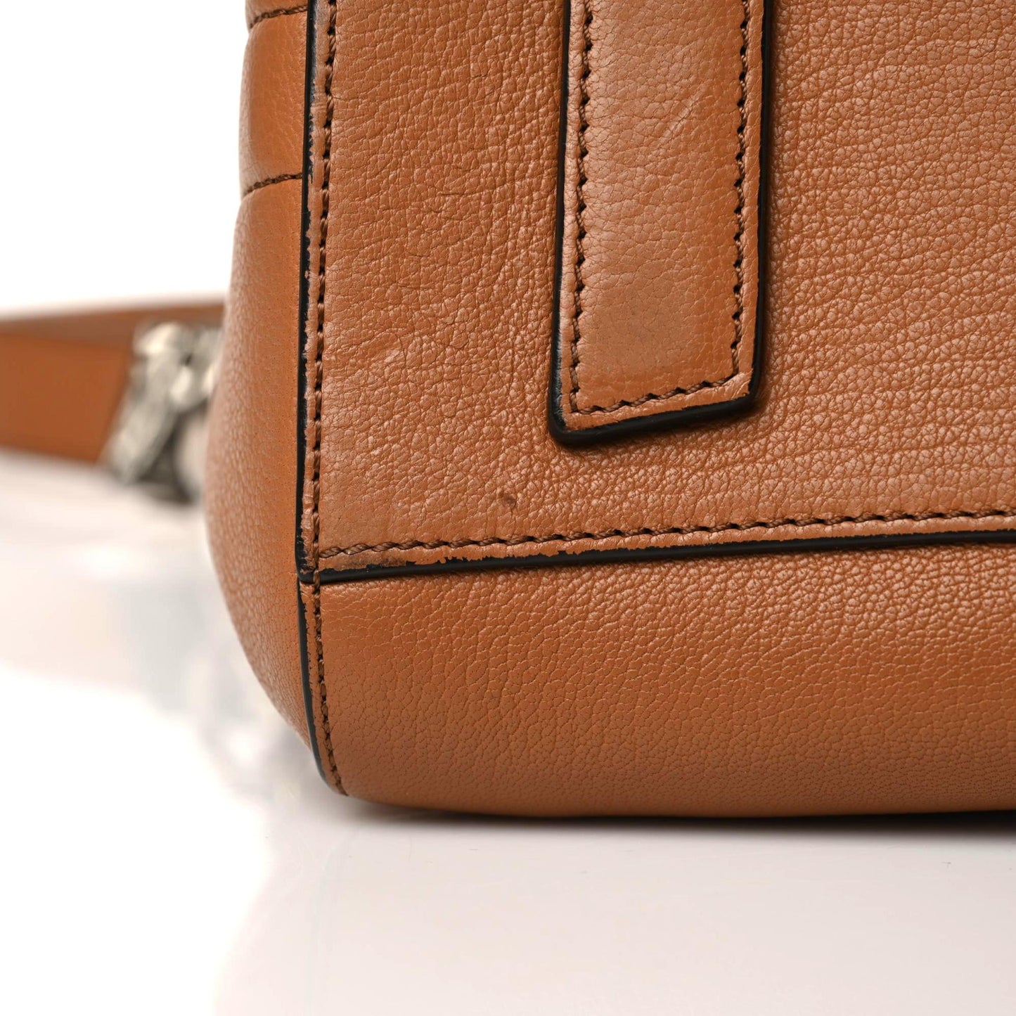 Sugar Goatskin Small Antigona Caramel