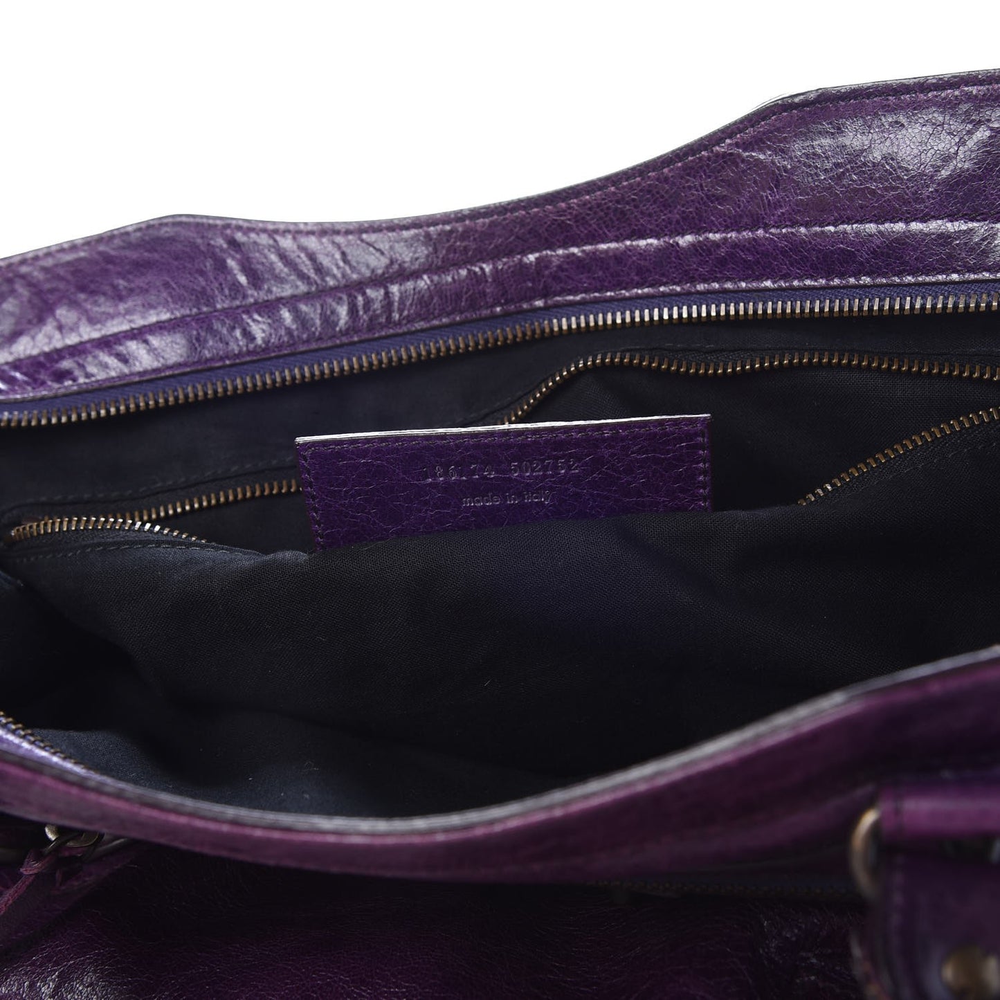 Agneau Classic Hardware Step Violet