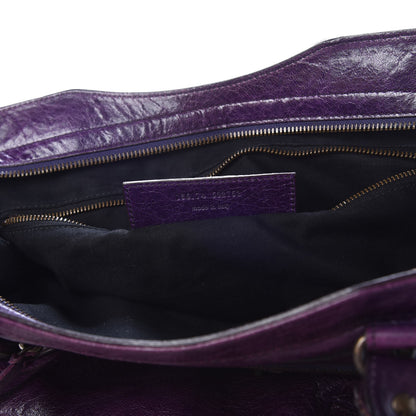 Balenciaga Agneau Classic Hardware Step Violet 7 of 8